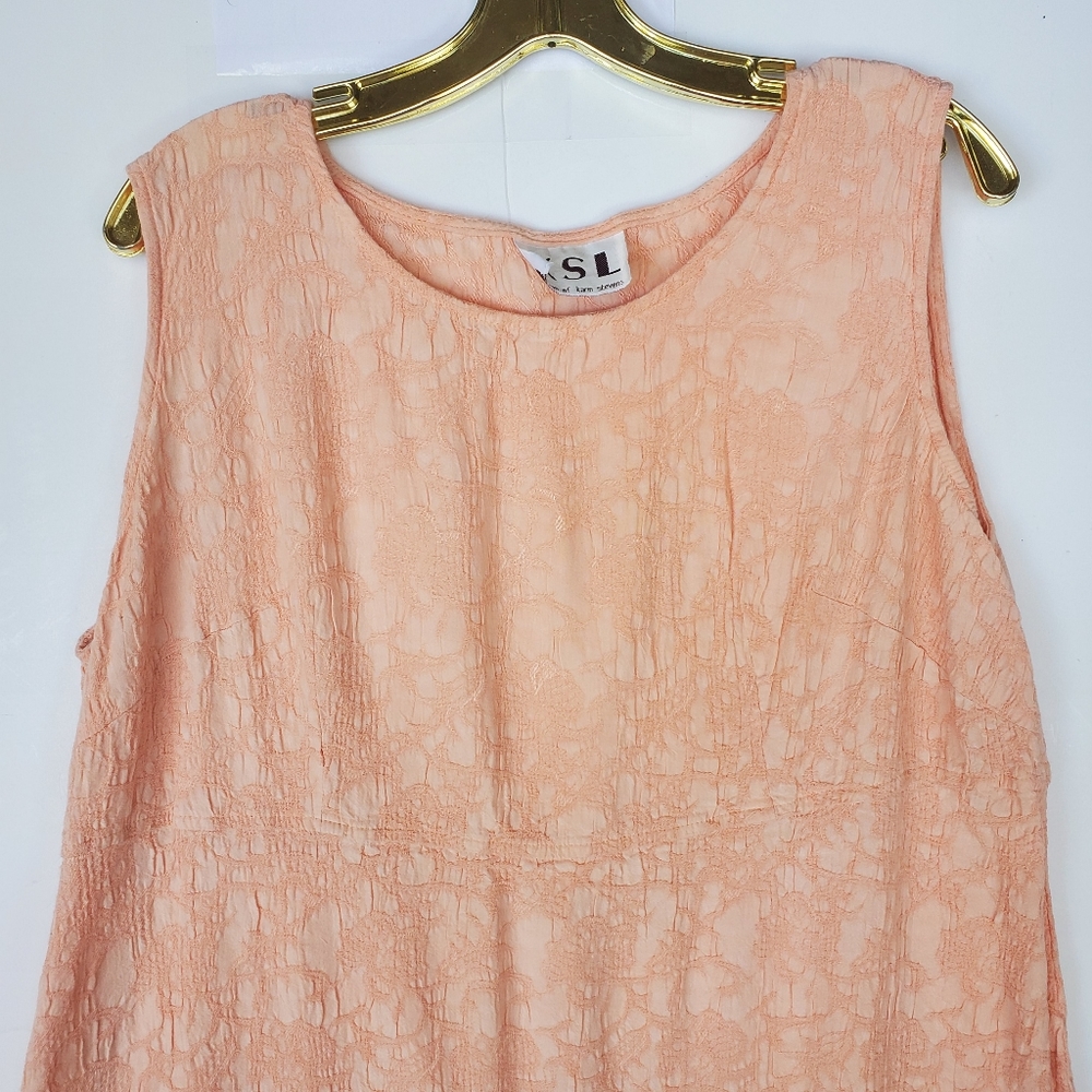 Vintage Maxi Midi Crinkle MooMoo Dress Lagenlook - Picture 3 of 10